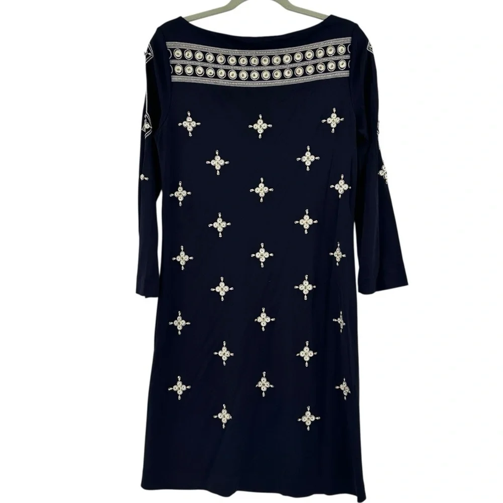 Tory Burch‎ Dress Carleton Embellished Star Size Small Holiday Dress